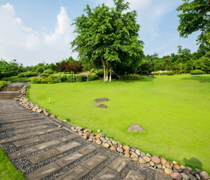 outdoor landscaping construction